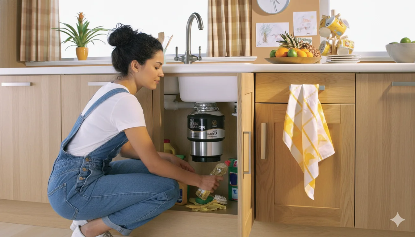 Différents types d'installations d'éviers et lavabos